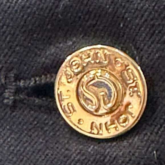 ST. JOHN SPORT Marie GreyTrouser Pants womens Size 6 Black  Work made is USA - Picture 4 of 9